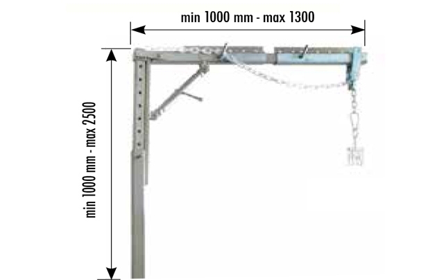 Kit tiro verticale standard Art. 07700400